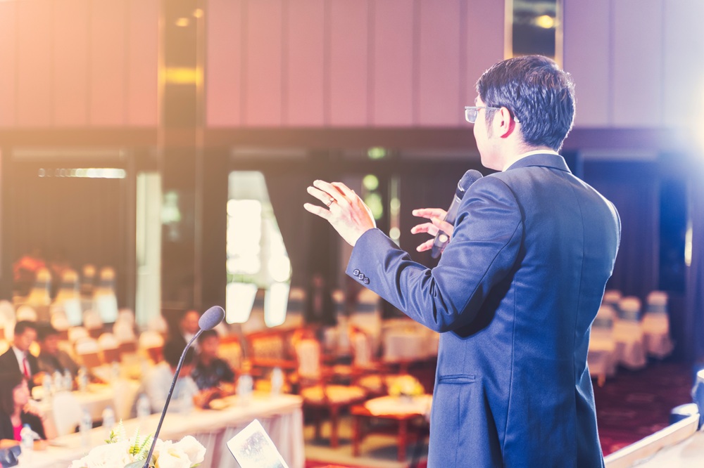speaker at conference